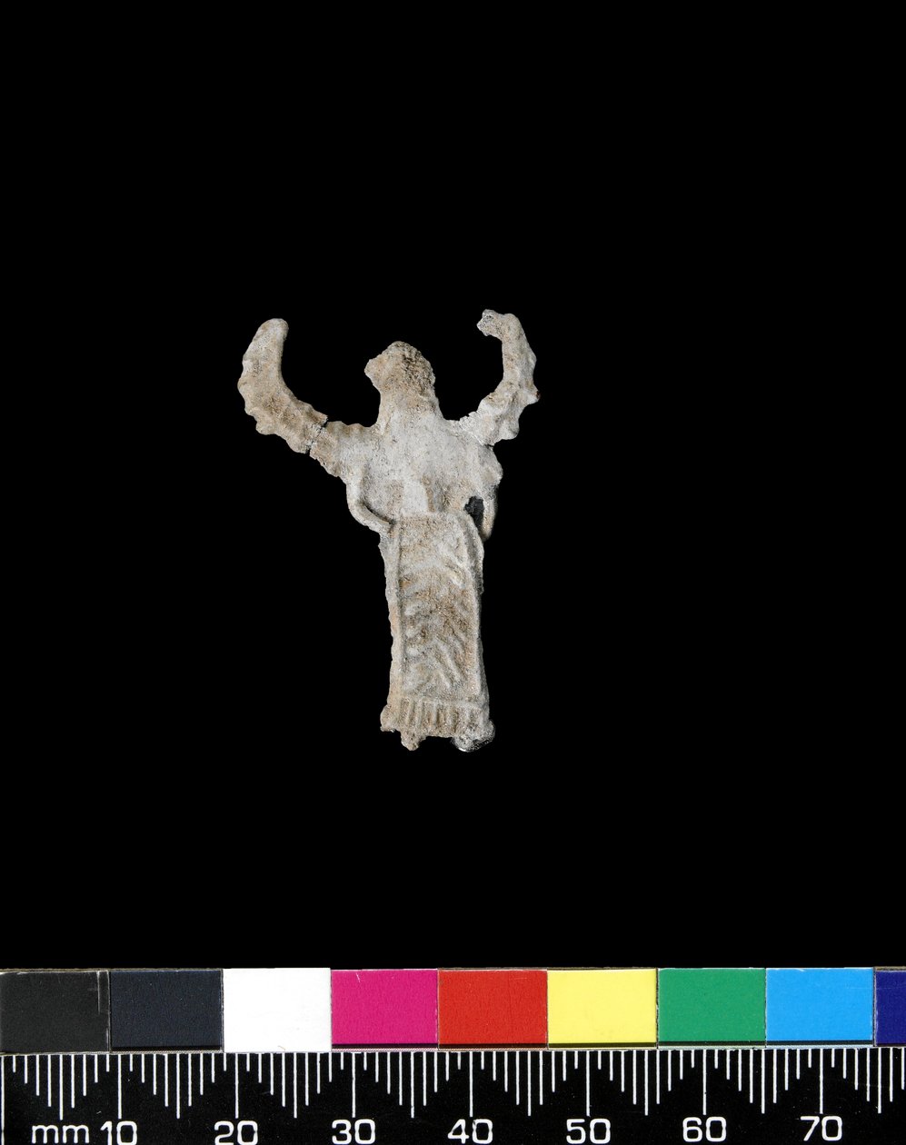 Ornamento de alívio de uma deusa alada (chumbo) de Greek