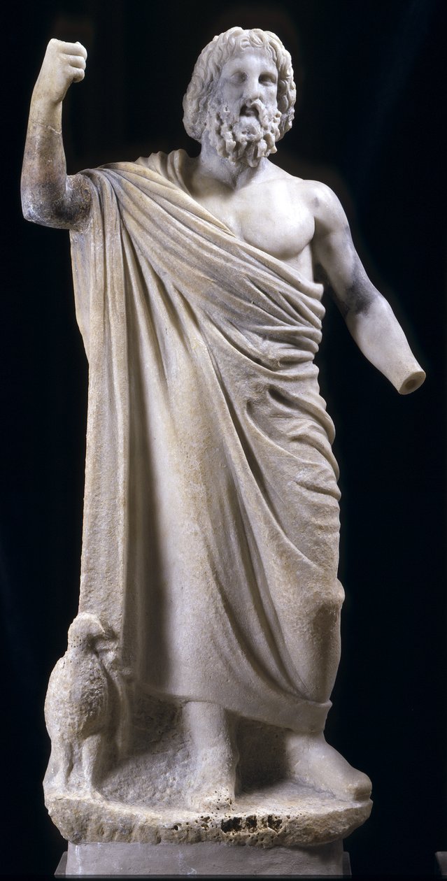 Estatueta de Zeus, possivelmente da Ásia Menor de Greek