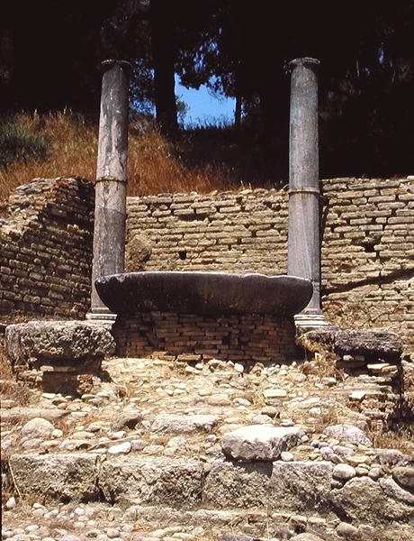 Local onde a chama olímpica é acesa para cada um dos Jogos (foto) de Greek Greek