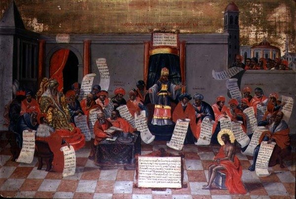 A pregação de Cristo aos Doutores de Greek School