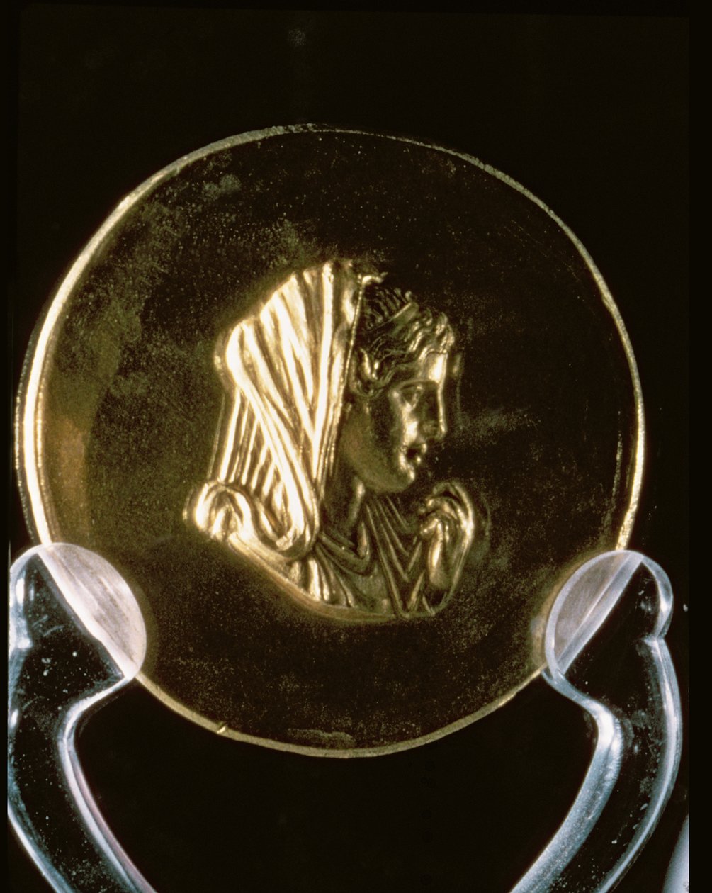 Medalha de Ouro de Olímpia, do Tesouro Aboukir (ouro) de Greek School
