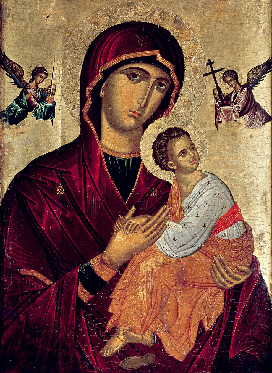 Ícone representando a Santa Mãe da Paixão de Greek School
