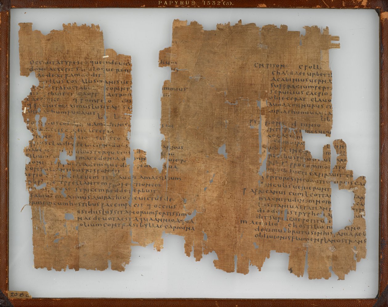 Papiro 1532 (5), Epítome de Lívio, 3º-4º século de Greek School