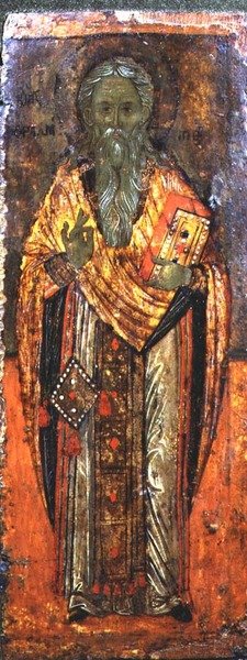 São Charalambos, ícone, de Kastoria (tempera no painel) de Greek School