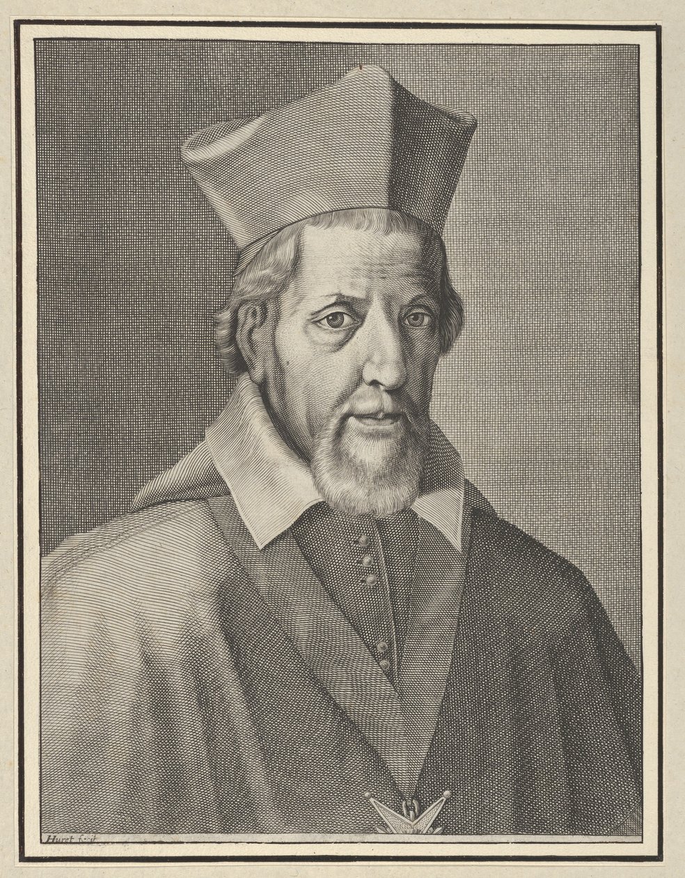 Retrato de um cardeal de Gregoire Huret