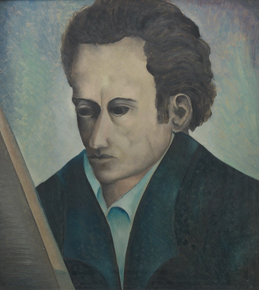 Autorretrato inacabado de Gregor Perusek