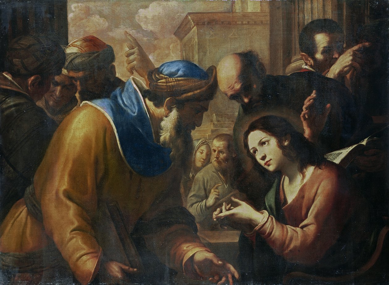 Cristo disputando com os médicos, c.1660 de Gregorio Preti