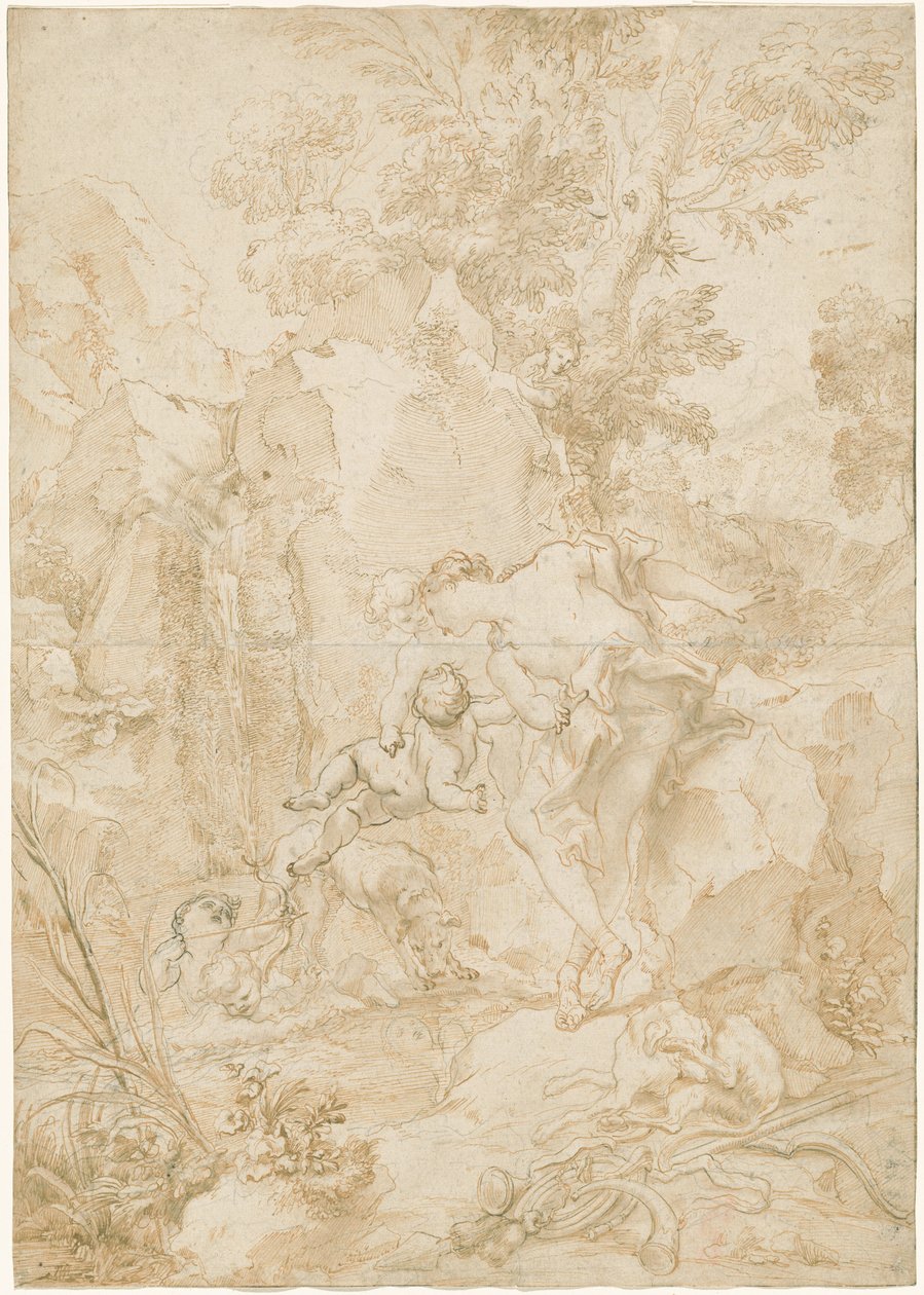 Eco e Narciso de Gregorio De Ferrari