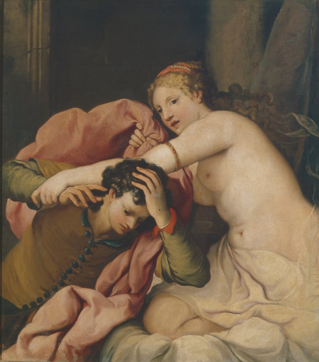 José e esposa de Potifar. de Gregorio Lazzarini