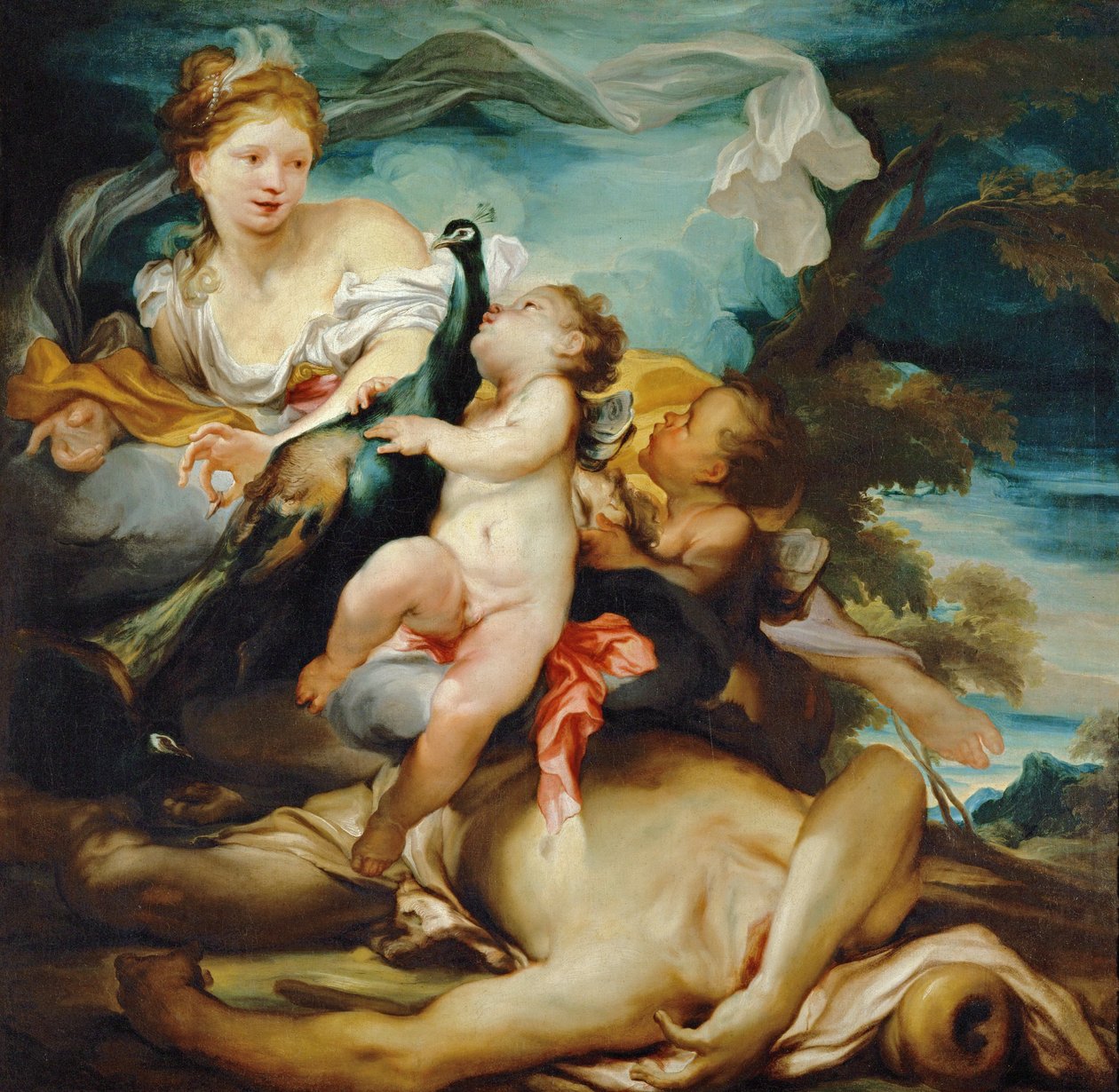 Juno e Argus ... de Gregorio De Ferrari