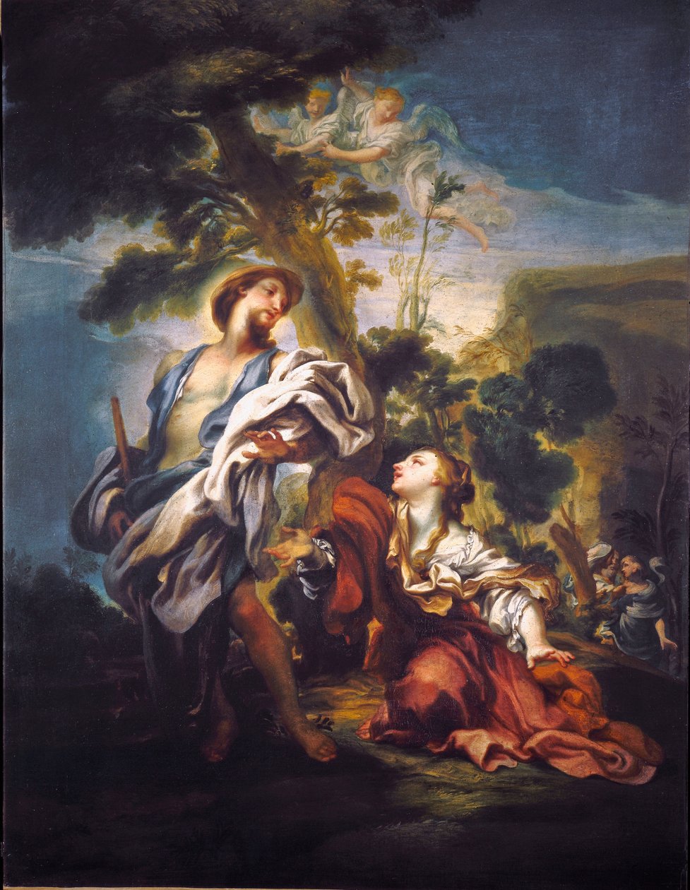 Pintura Noli Me Tangere de Gregorio De Ferrari (1647-1726), Genes, Musei di Strada Nuova de Gregorio De Ferrari
