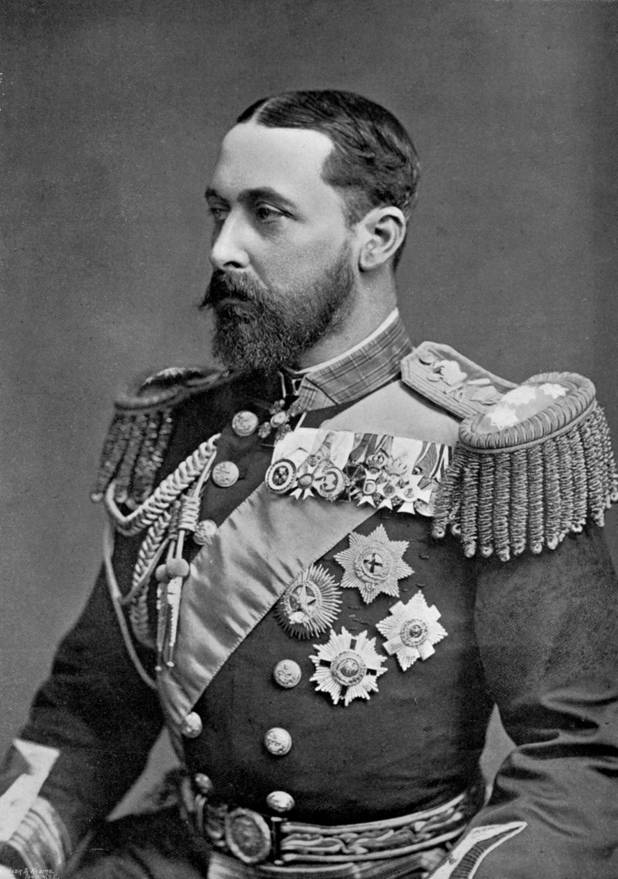 Almirante da frota, o duque de Saxe-Coburg Gotha, 1896 de Gregory and Co