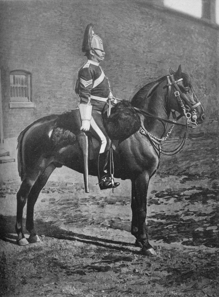 Sargento, 2nd Dragoon Guards Queens Bays, c1880 de Gregory and Co