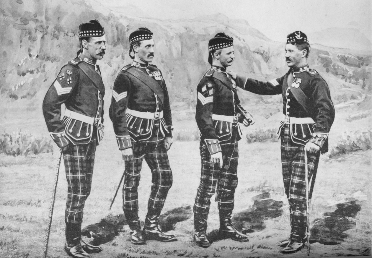 Sargentos, Seaforth Highlanders, c1880 de Gregory and Co
