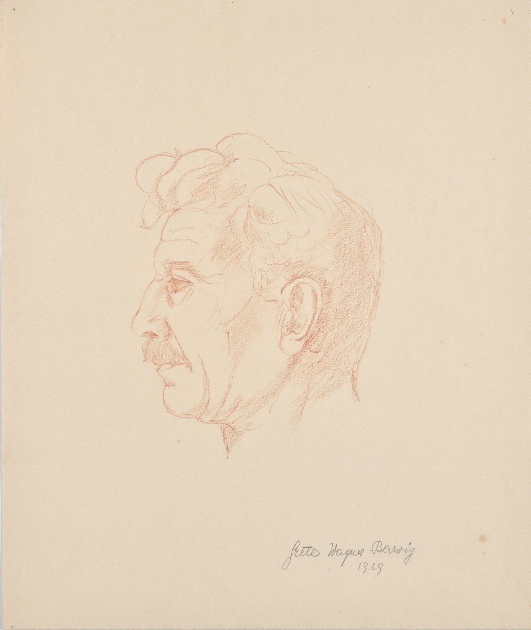 Retrato de Franz Barwig, o Ancião de Grete Wagner Barwig