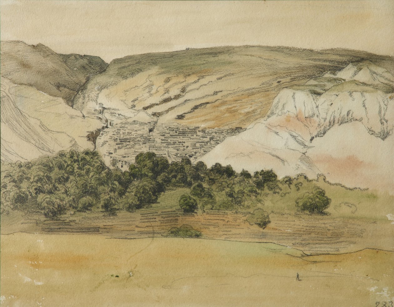 Aul Chirkey, Daguestão, 1841 de Grigori Grigorevich Gagarin
