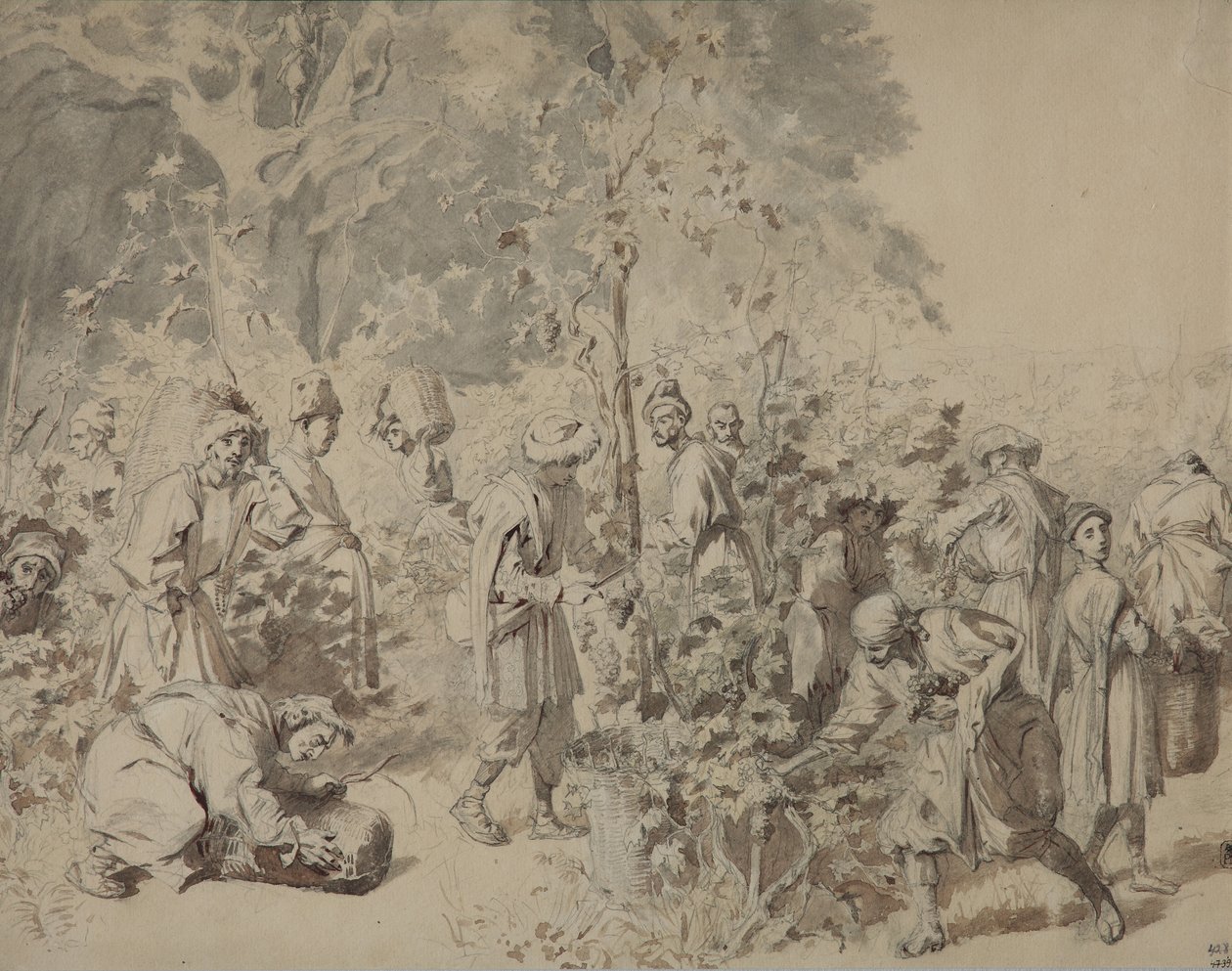 Vindima, Entre 1840 e 1847 de Grigori Grigorevich Gagarin