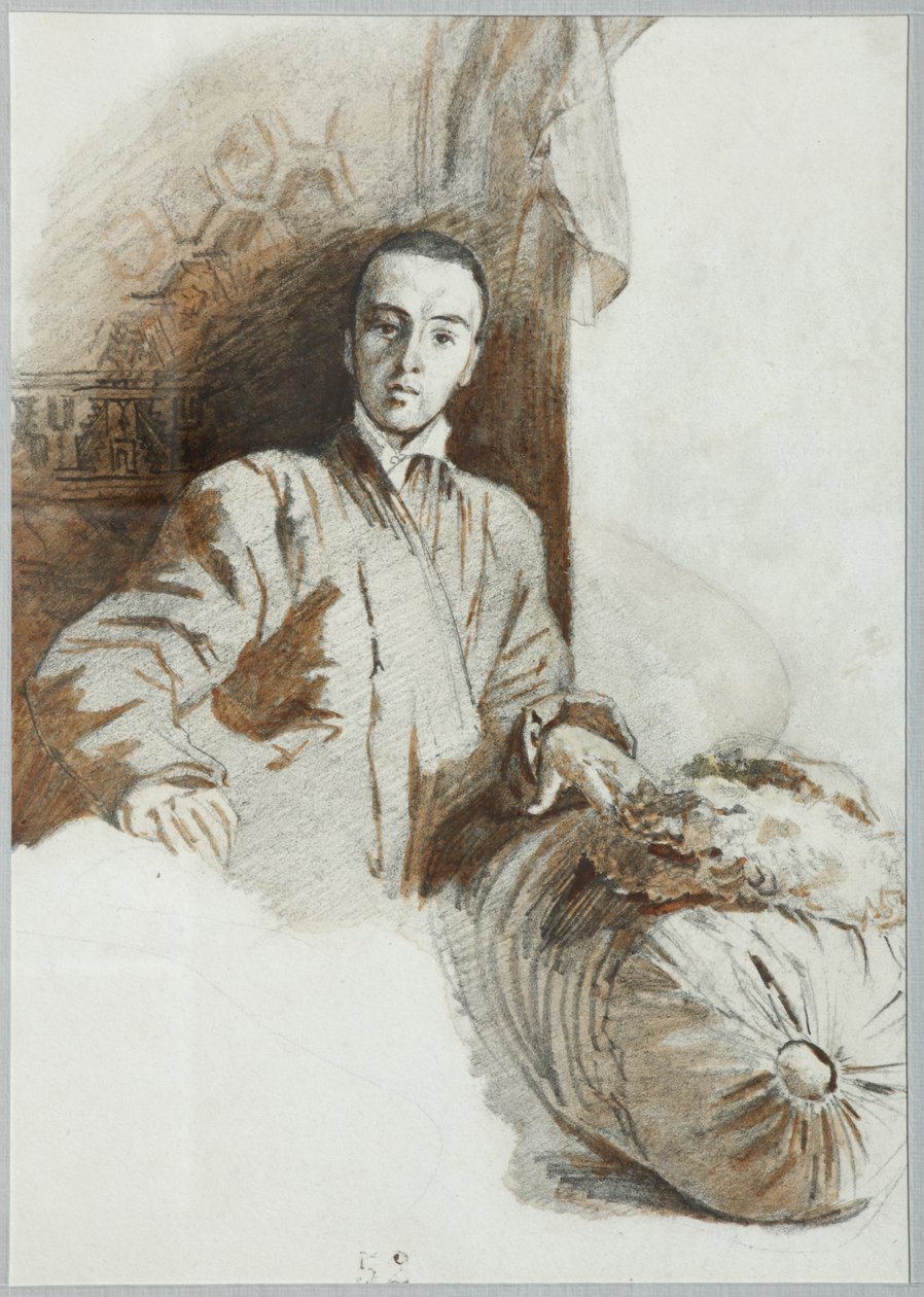 Retrato do conde Alexander Illarionovich Vasilchikov 1818-1881, 1841 de Grigori Grigorevich Gagarin