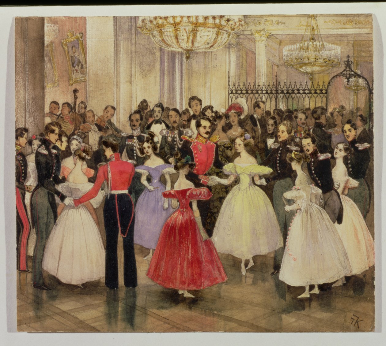 Baile da Princesa Baryatinskaya de Grigori Grigorevich Gagarin