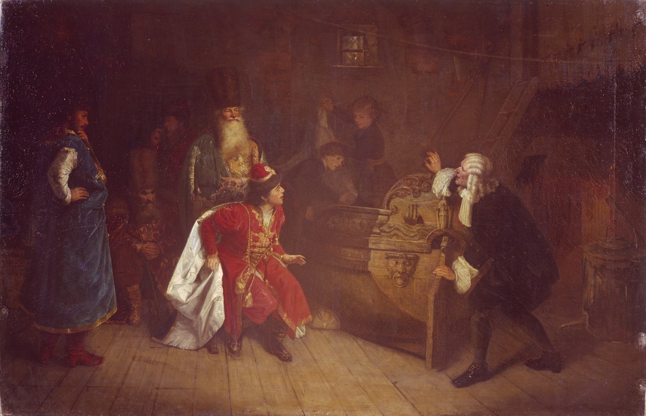 O avô da frota russa, 1871 de Grigori Grigorievich Mjasoedov