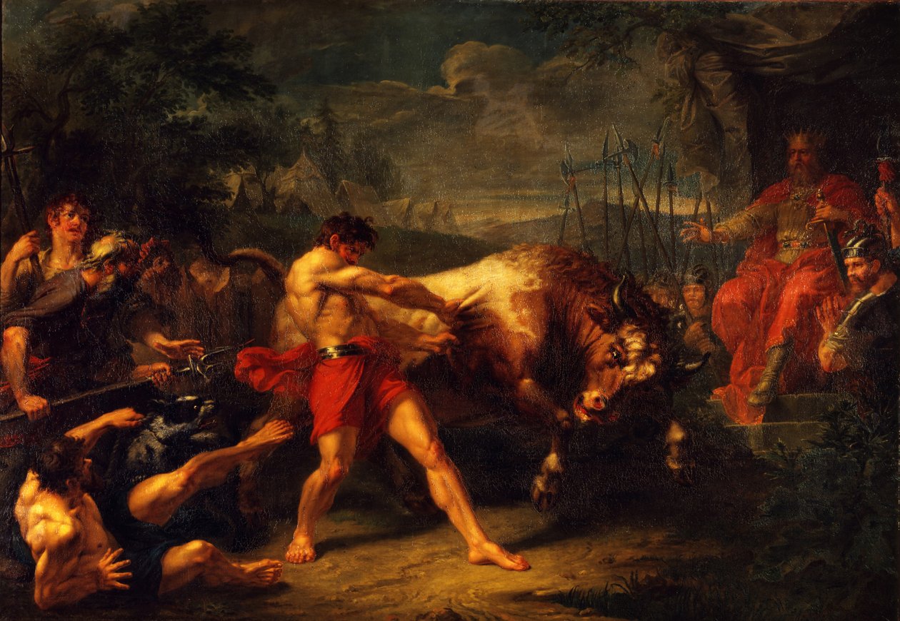 A Prova da Força de Yan Usmar, 1796 de Grigori Ivanovich Ugryumov