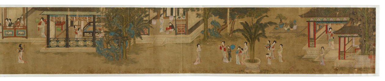 Manhã de primavera no Han Palace de Gu Jianlong