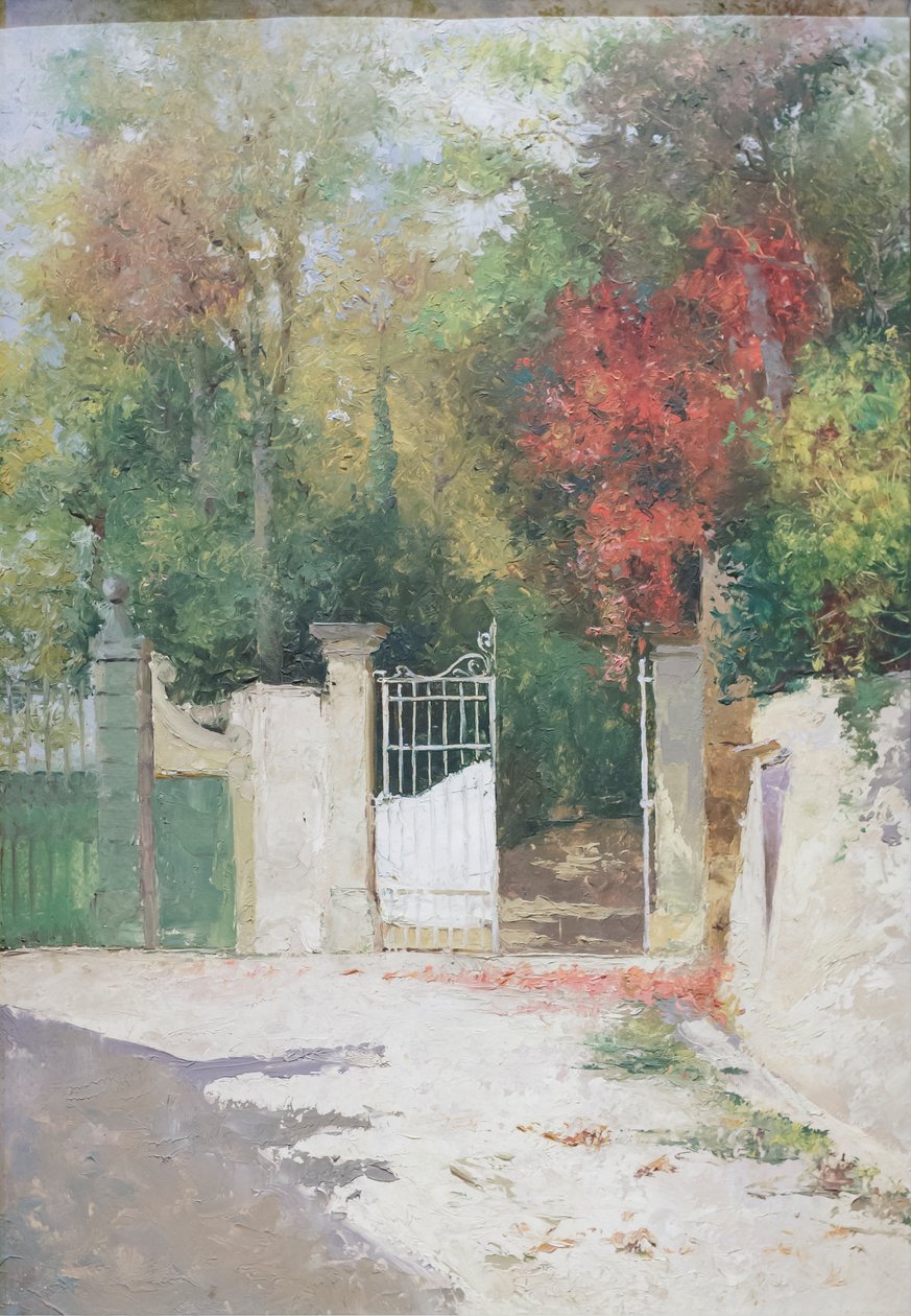 Portões da Villa Pucci em Florença de Gualtiero Baynes