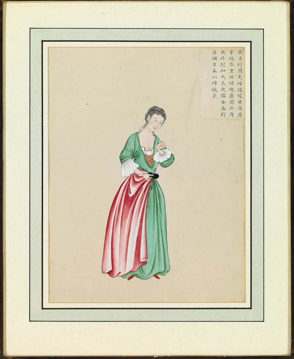 Retrato de um estrangeiro, c.1765 de Guanpeng Ding
