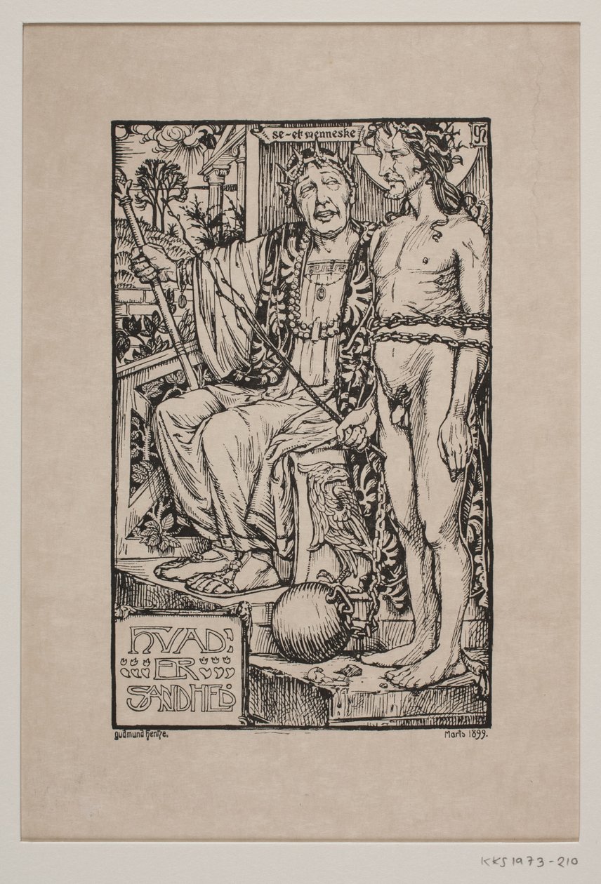 Cristo para Pilatos de Gudmund Hentze