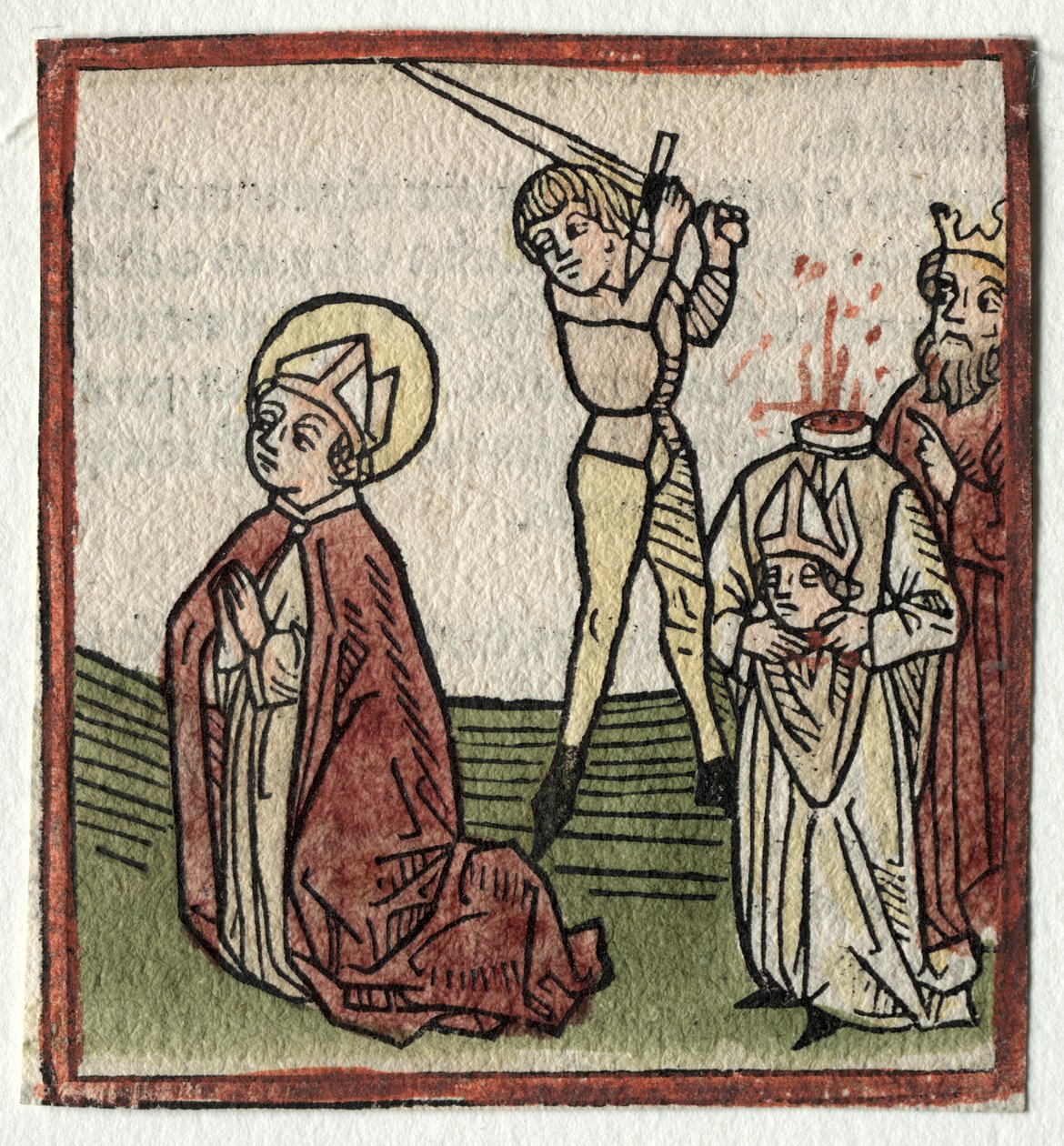 Sts. Teonesto e Albano; ou São Luís. Pancrace de Günther Zainer
