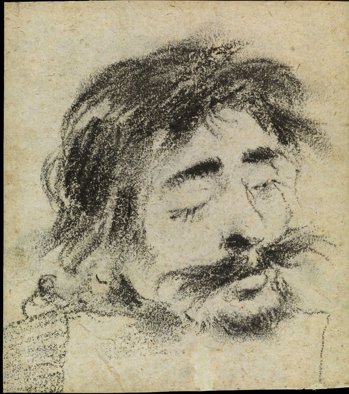 Cabeça de um homem decapitado de Guercino