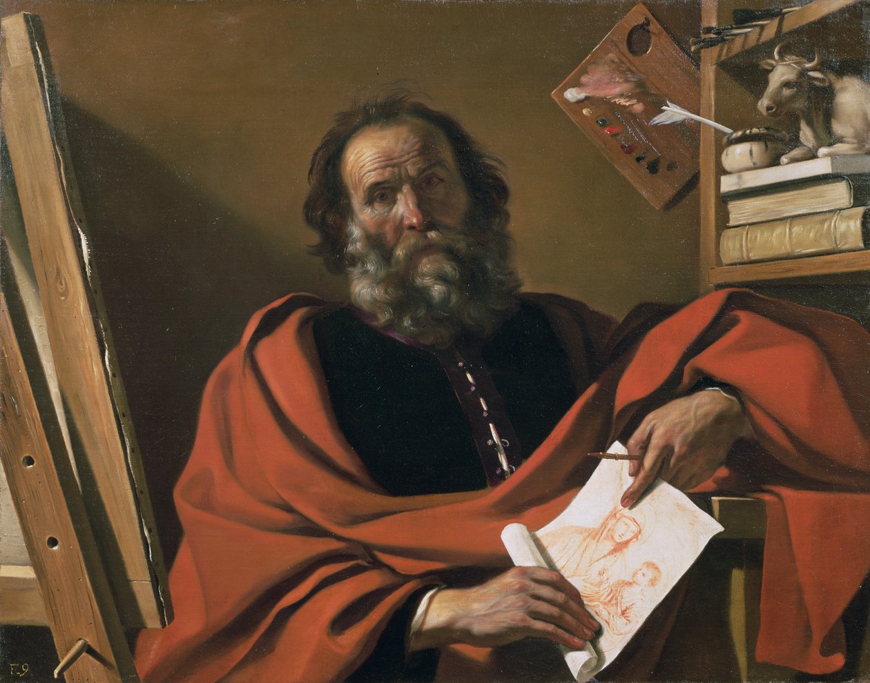 São Lucas de Giovanni Francesco Barbieri