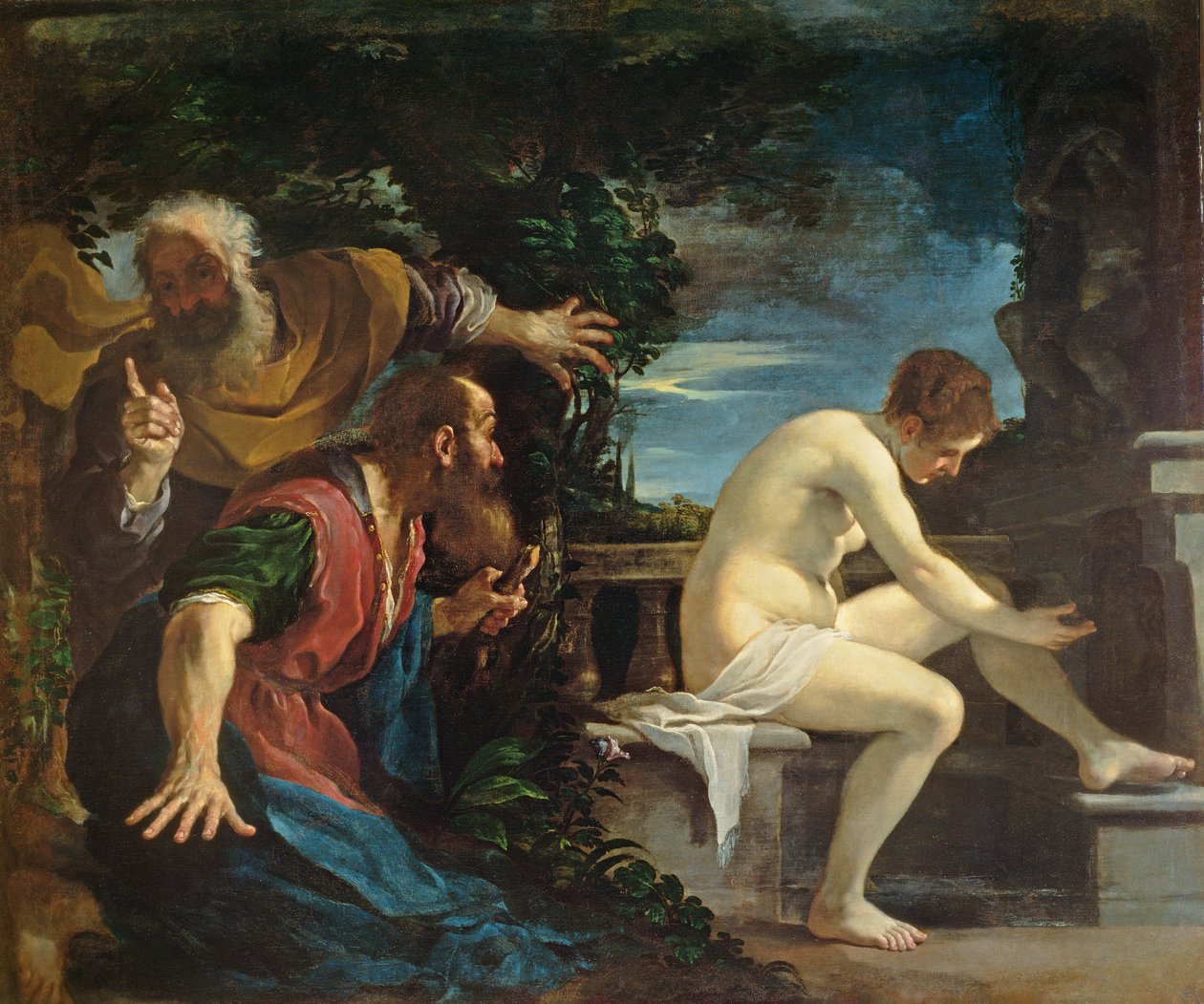 Susanna e os Anciãos de Giovanni Francesco Barbieri