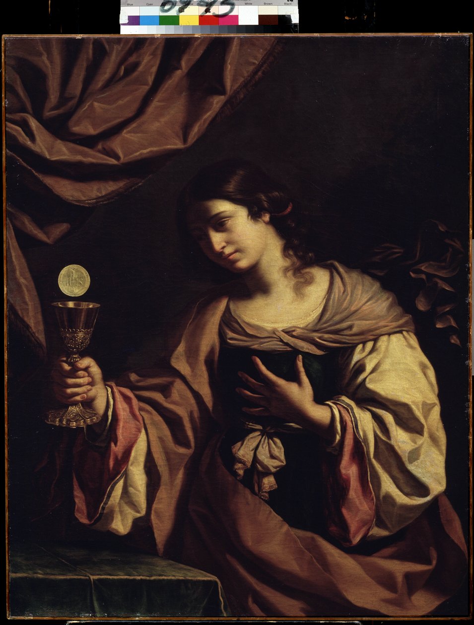 "Allegorie de la Foi" (Alegoria da Fé) Peinture de Giovanni Francesco Barbieri dit Il Guercino (Le Guerchin) (1591-1666) de Guercino