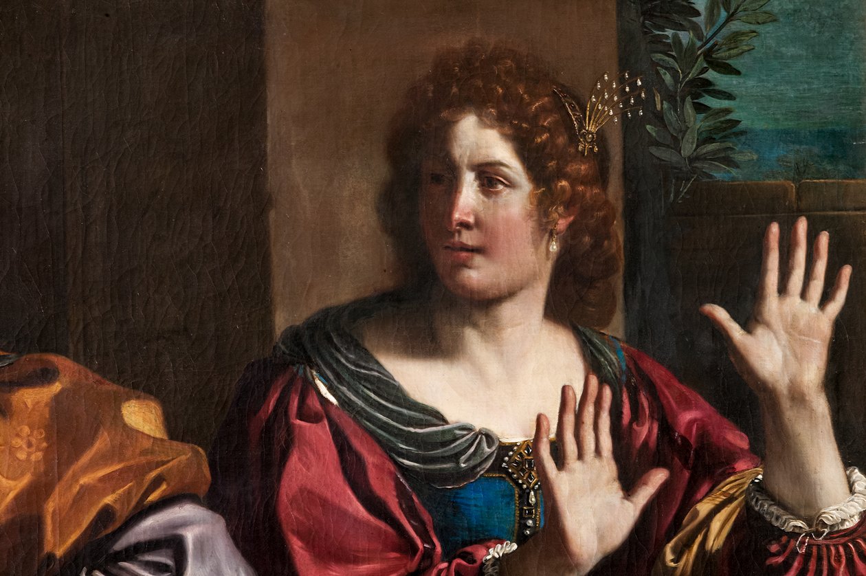 Amnon e Tamar, detalhe de 2384639 de Guercino