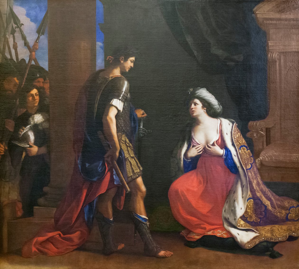Cleópatra antes de Octavianus de Guercino (1591 1666)