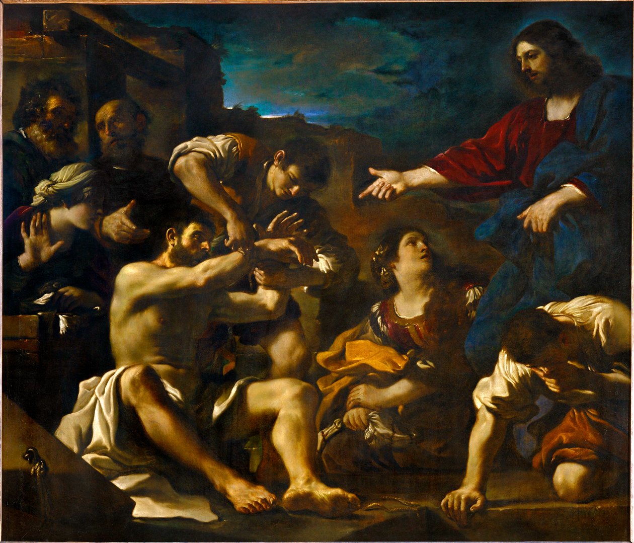 A ressurreição de Lázaro-A ressurreição de Lázaro ... de Guercino (1591 1666)