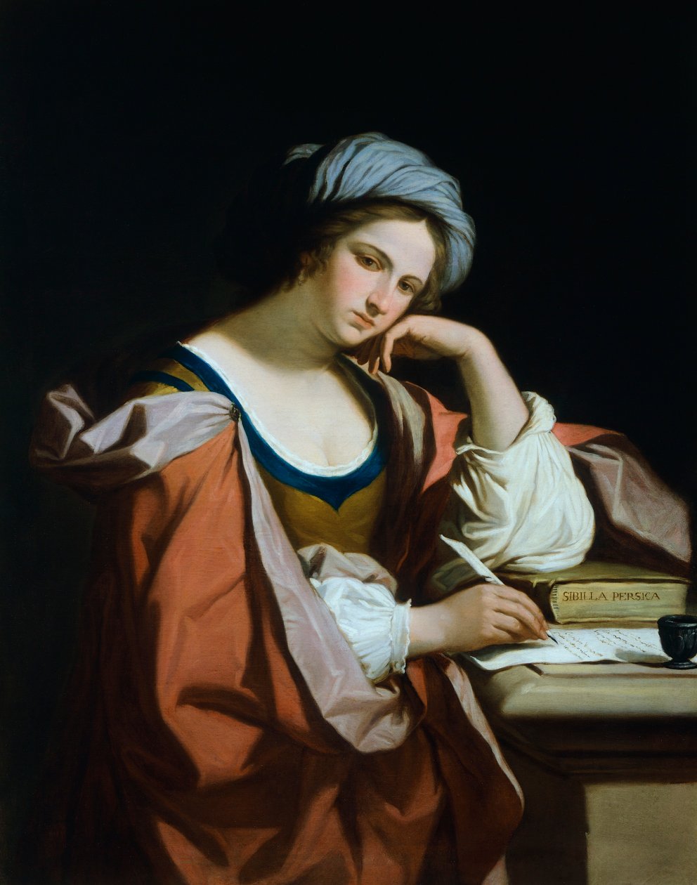 Sibyl Persa, de Felice Giani (1758-1823), óleo sobre tela de Guercino