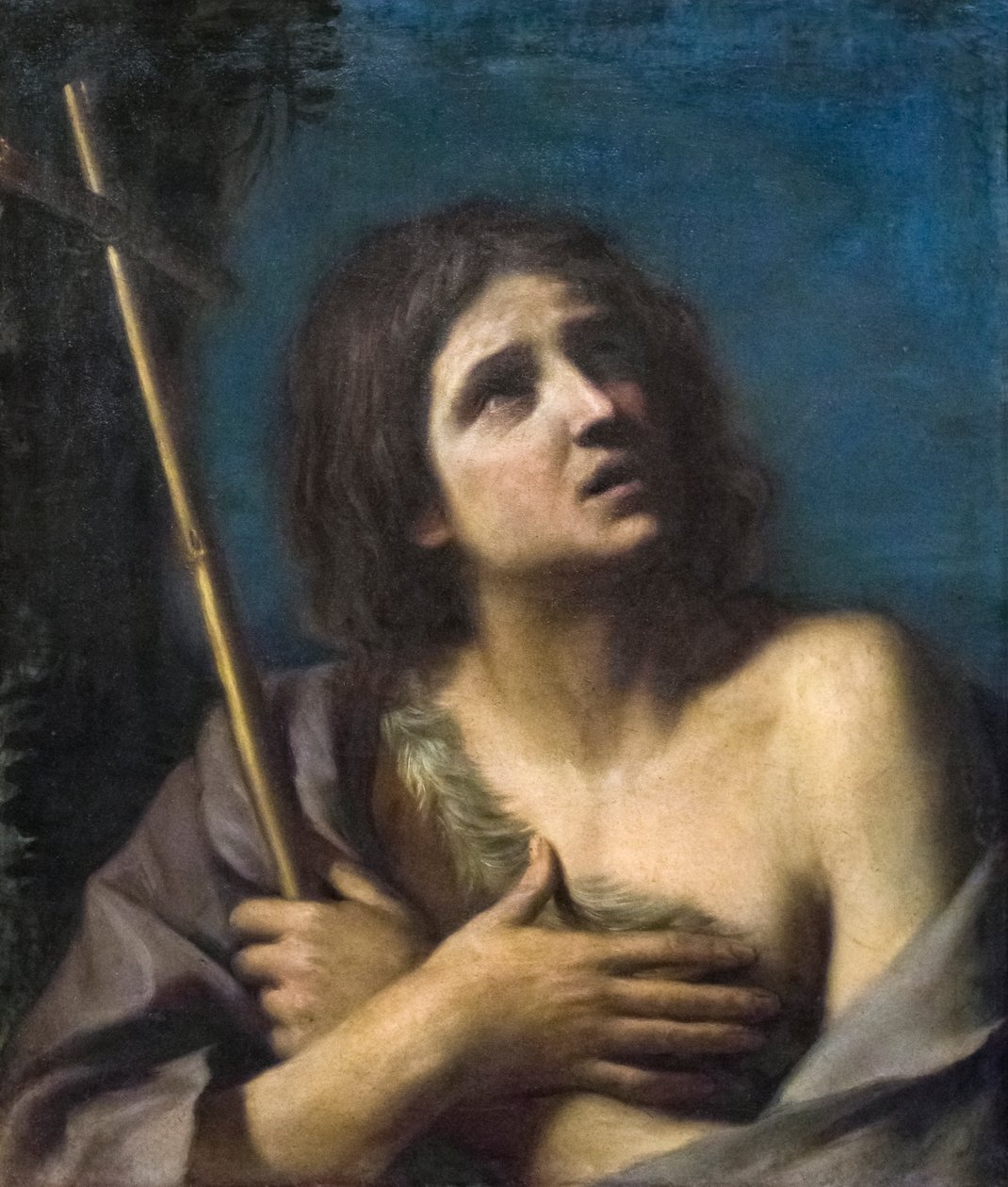 São João Baptista (óleo sobre tela) de Guercino (1591 1666)
