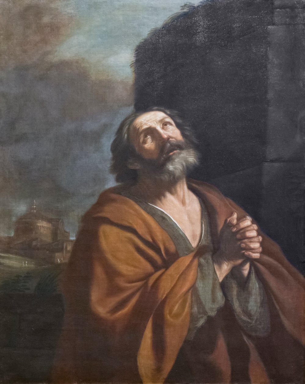 São Pedro a chorar de Guercino (1591 1666)