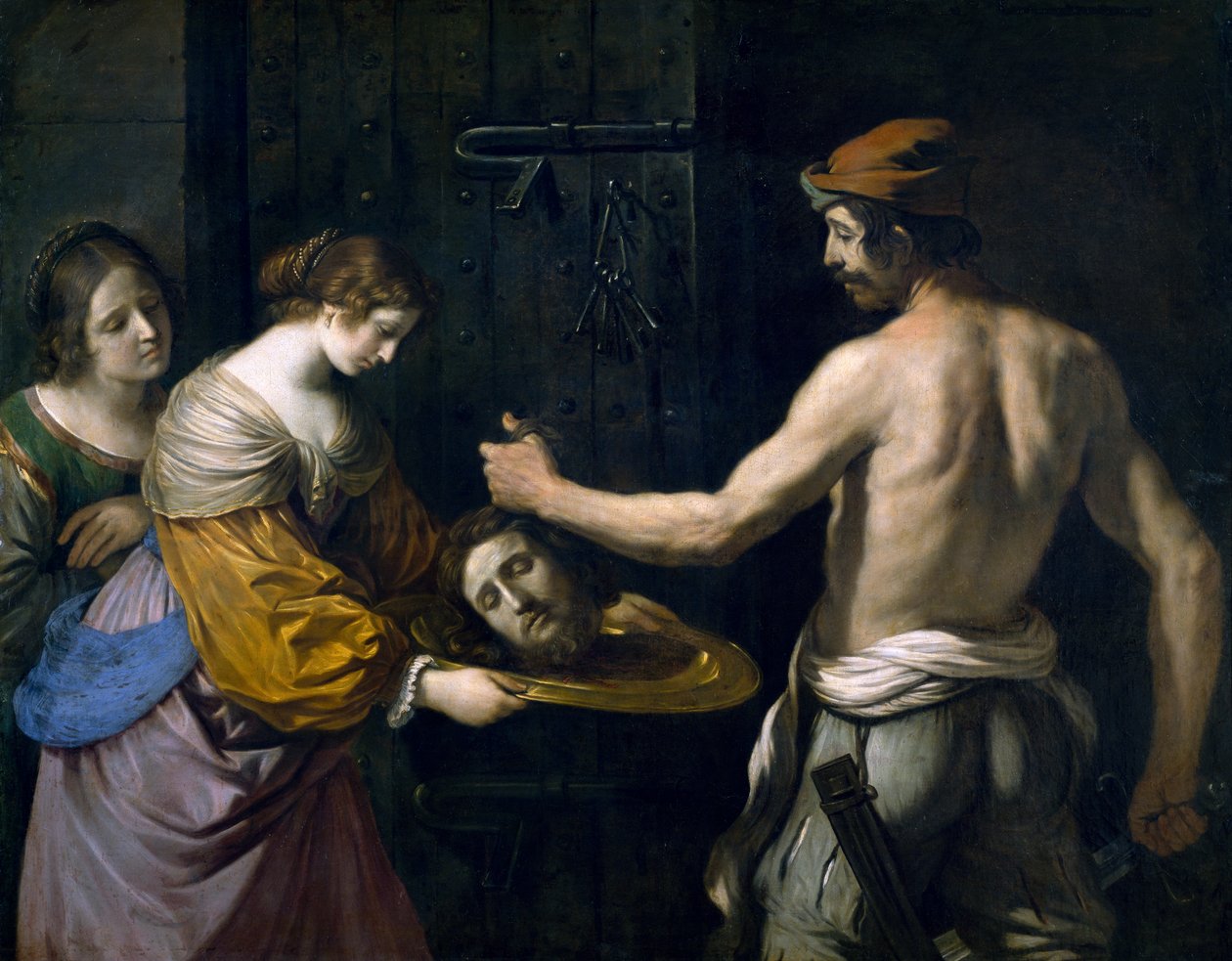 Salomé recebe o chefe de São João Baptista de Guercino (1591 1666)
