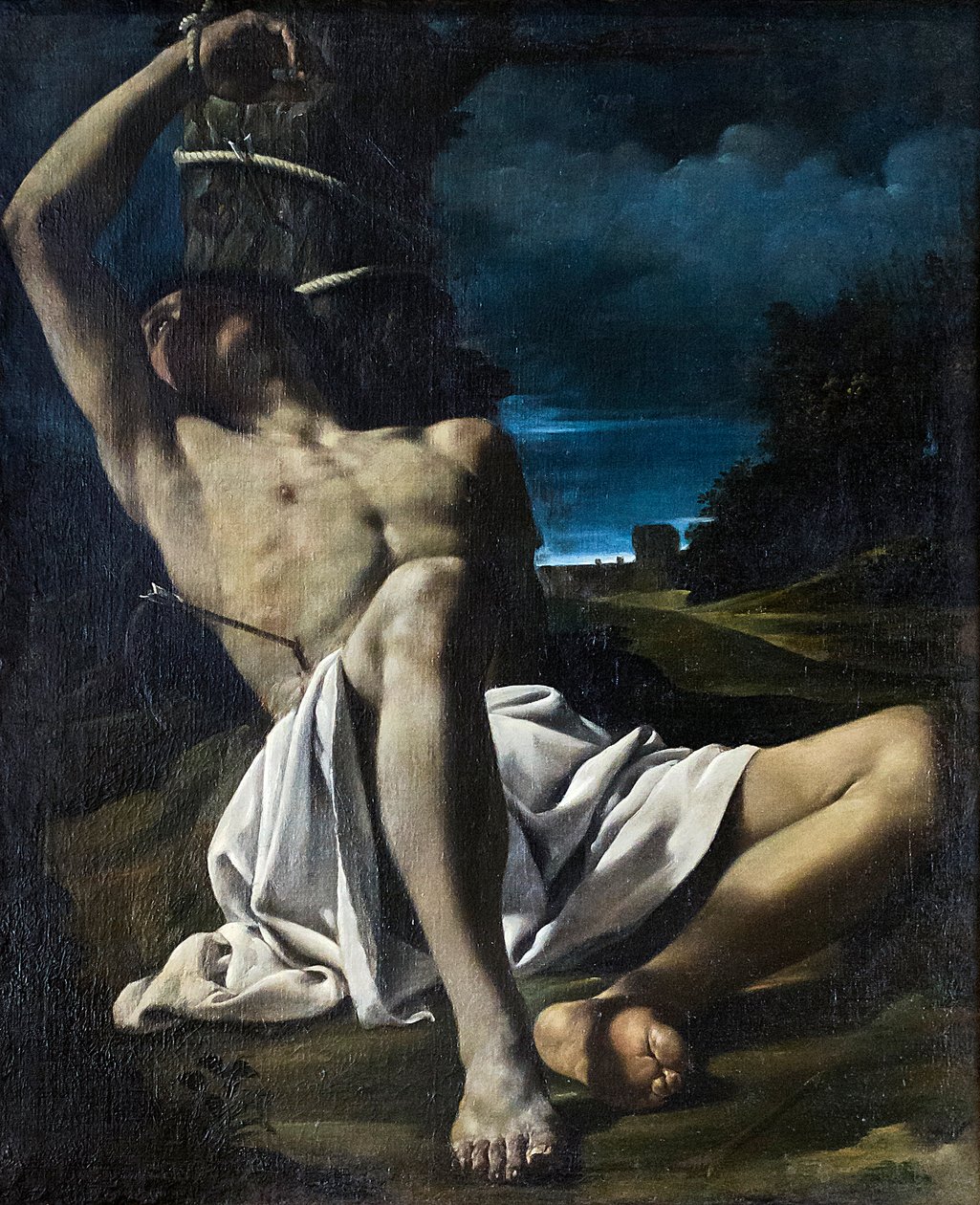 San Sebastiano, c.1619 (óleo sobre tela) de Guercino (1591 1666)