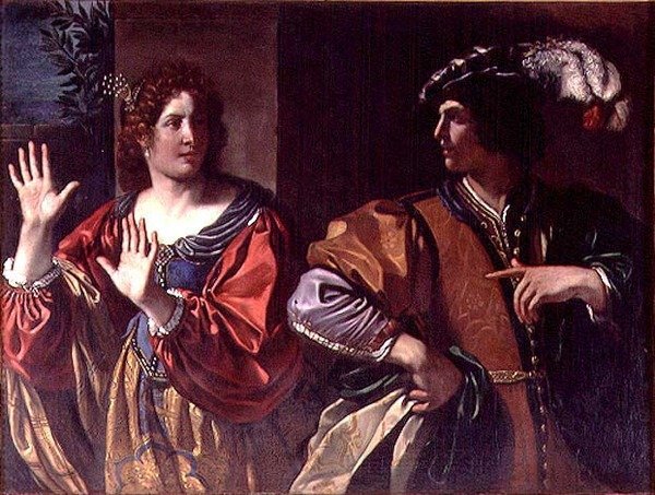 Semiramis (óleo sobre tela) de Guercino