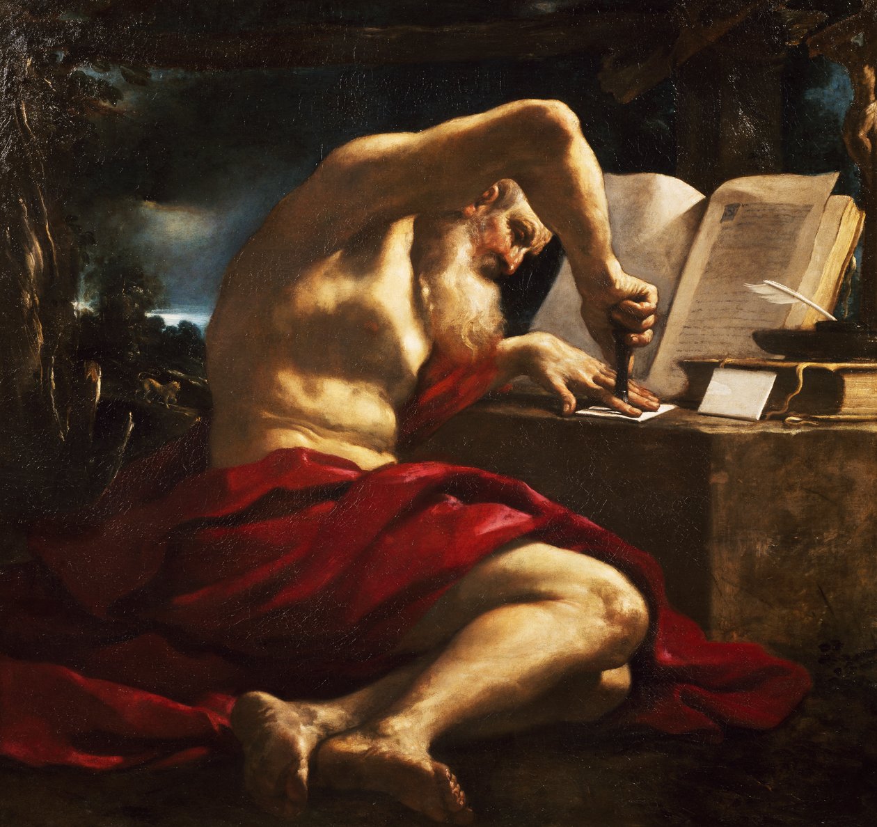 carta de selagem de São Jerônimo de Guercino