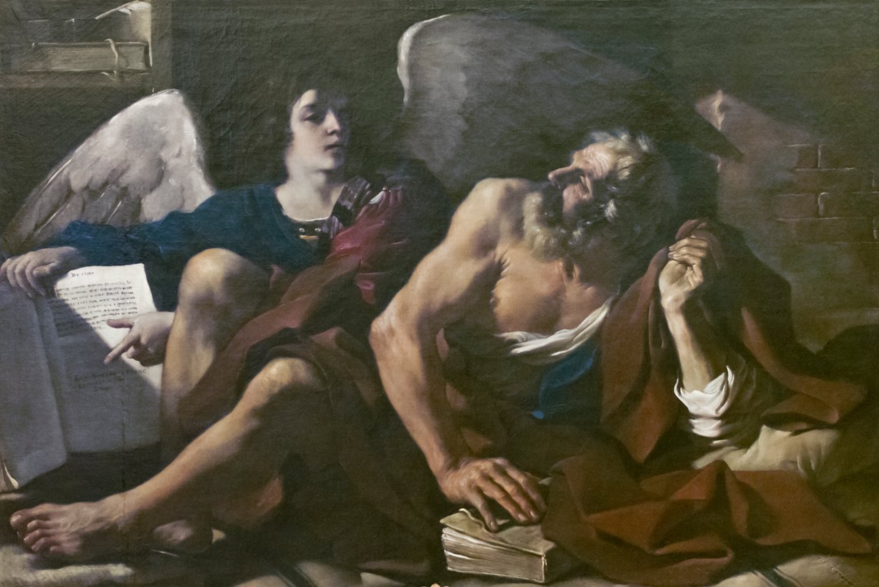 São Mateus e o Anjo de Guercino (1591 1666)