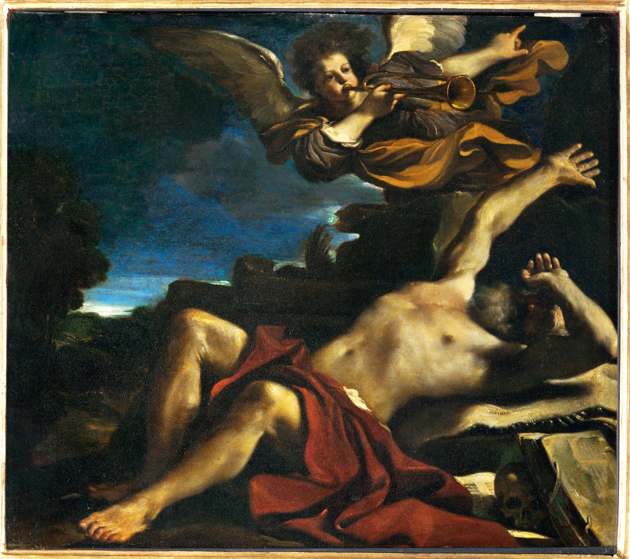 A visão de São Jerónimo ... de Guercino (1591 1666)