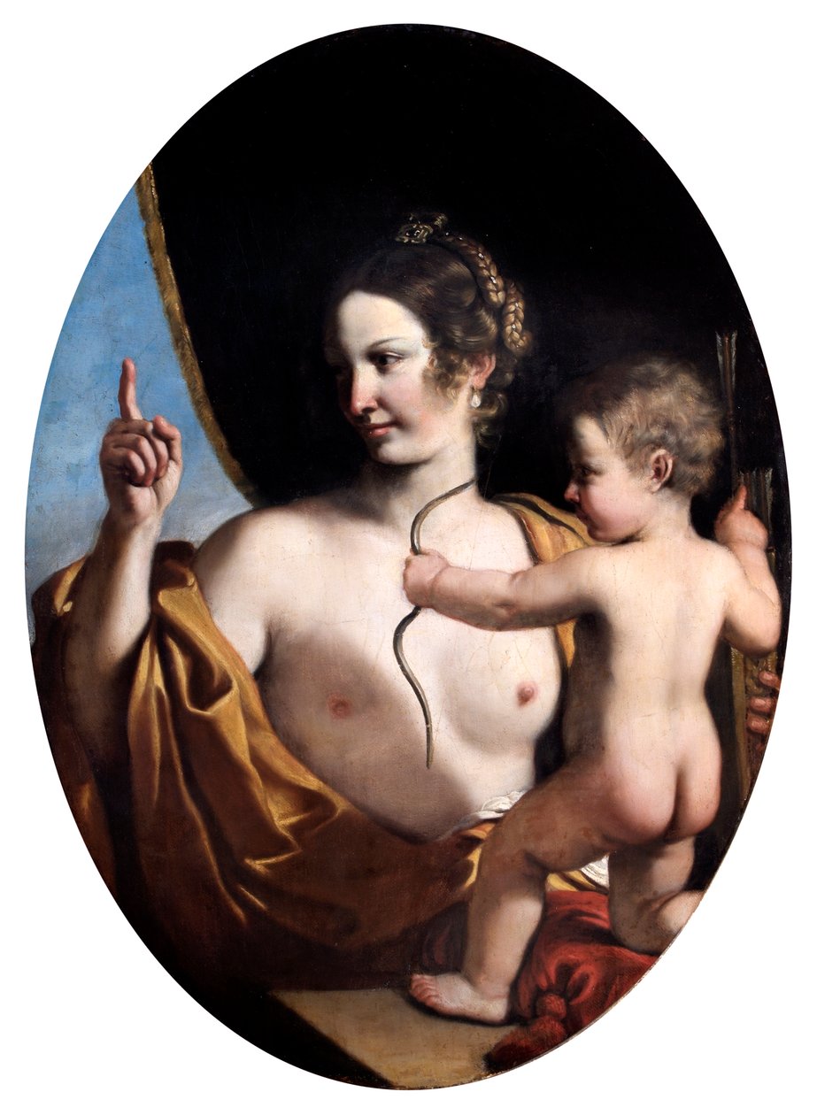 Vénus e Cupido de Guercino (1591 1666)