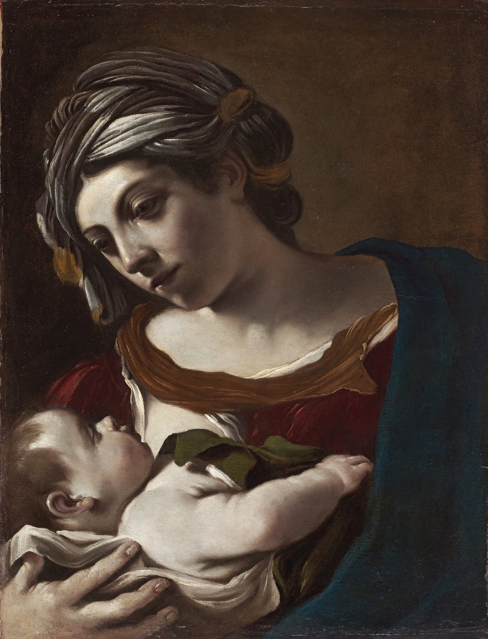 Virgem e Menino de Guercino (1591 1666)