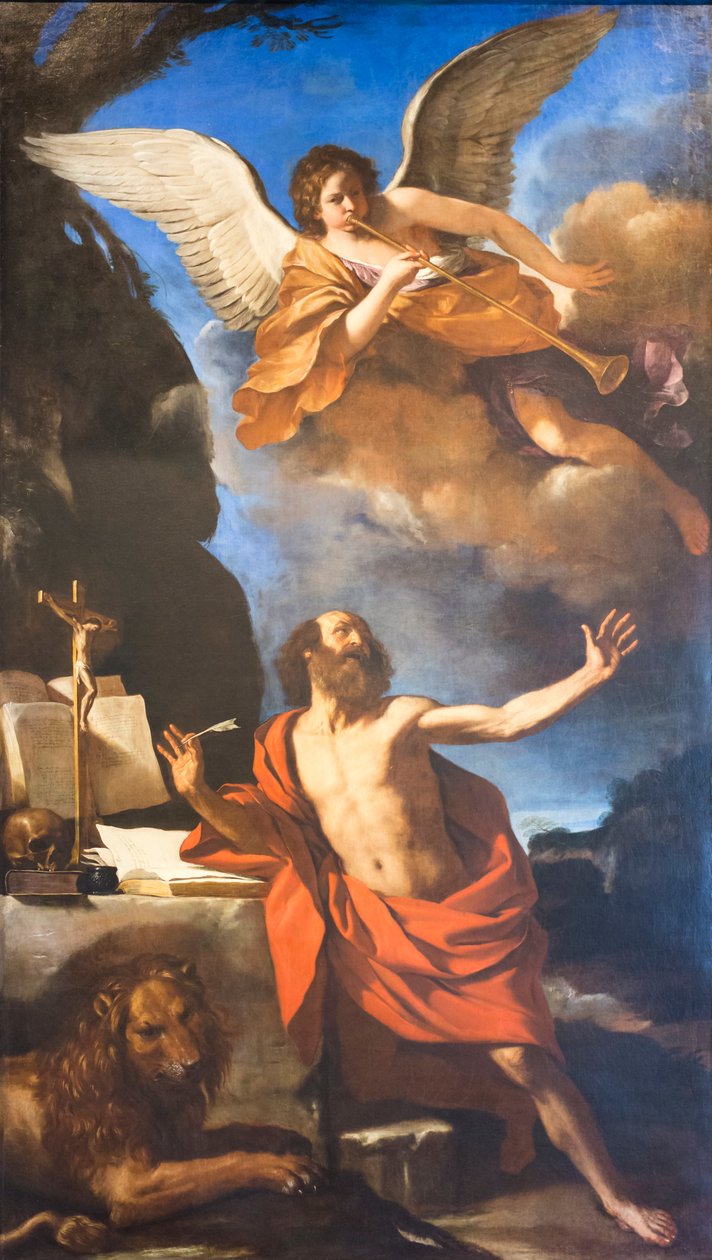 Visão de São Jerónimo de Guercino (1591 1666)