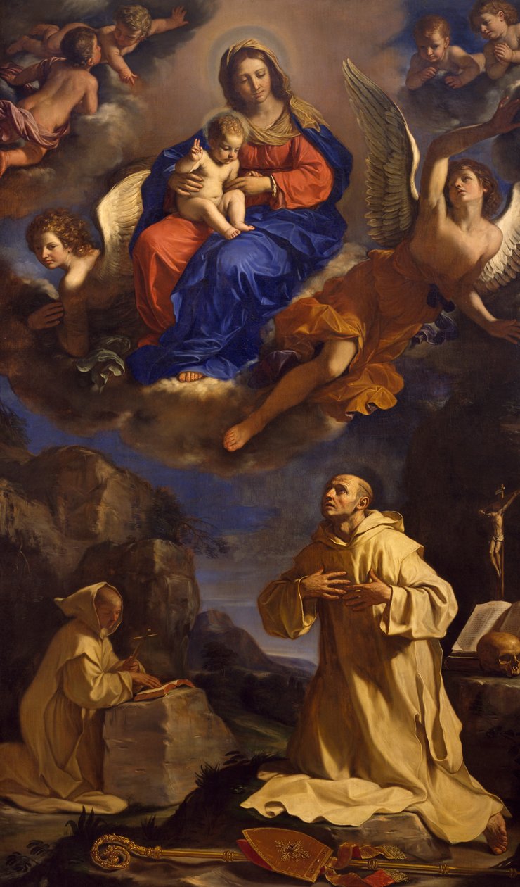 A visão de São Bruno de Guercino